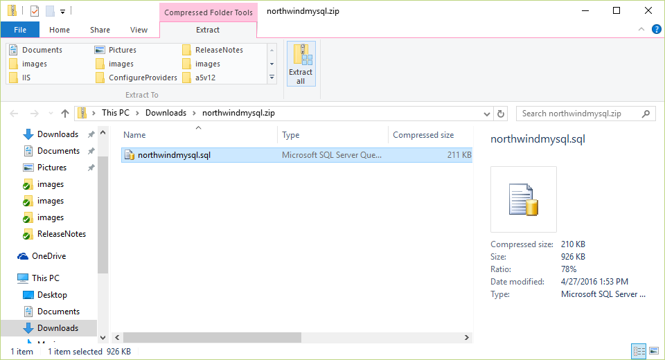 Northwind My Sql1